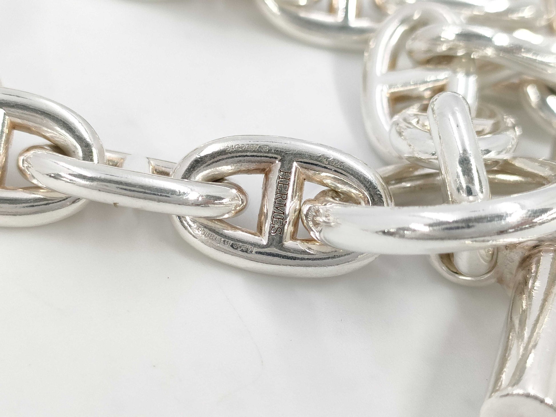 HERMES Chaine d'Ancre MM Necklace 925 Necklace