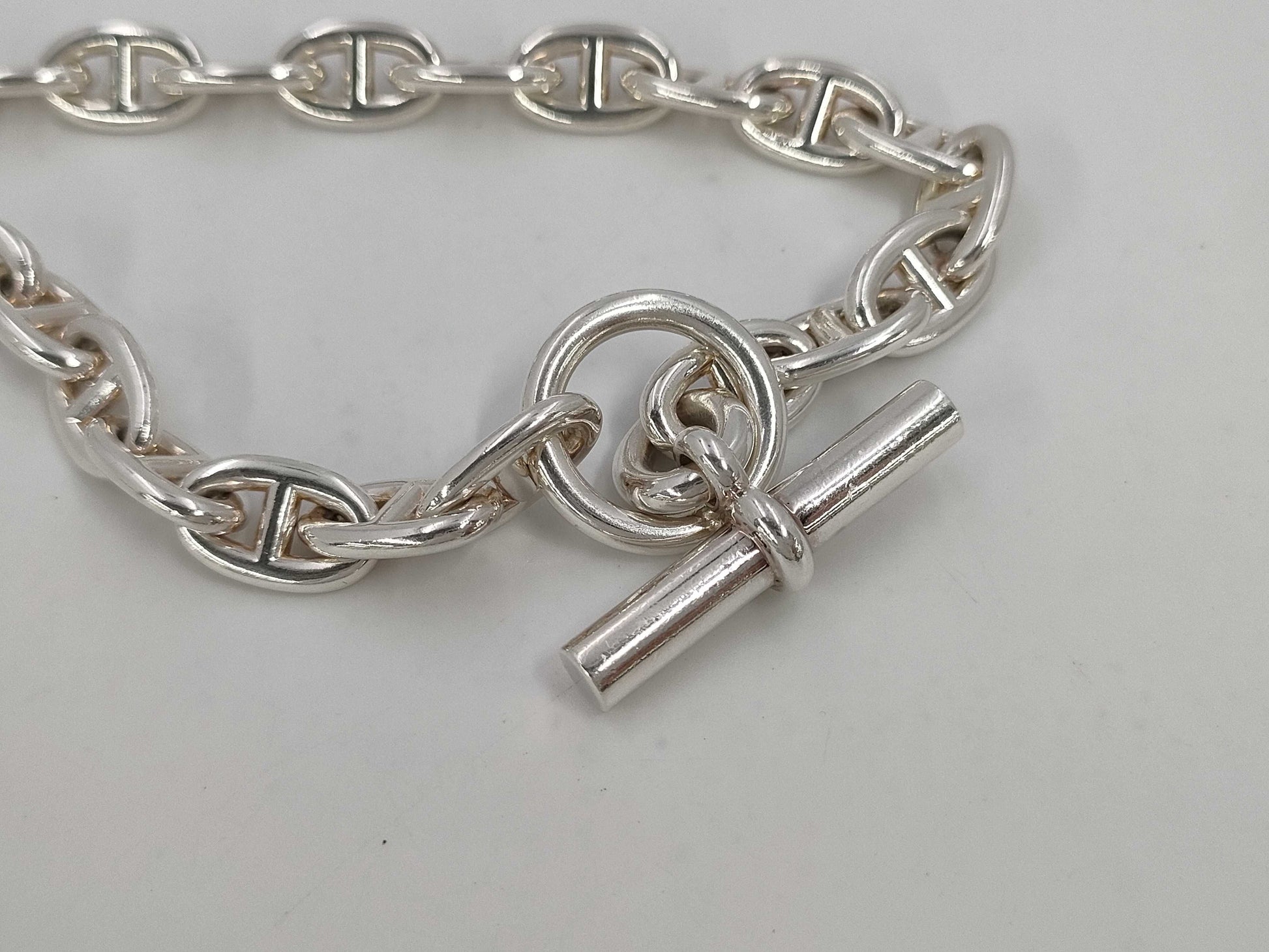 HERMES Chaine d'Ancre MM Necklace 925 Necklace