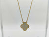 Van Cleef&Arpels Vintage Alhambra Mother-of-Pearl YG Au750 5.2g Necklace