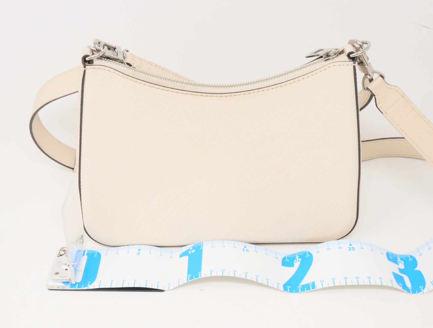 LOUIS VUITTON Epi Marel M80688 White RFID Shoulder Bag