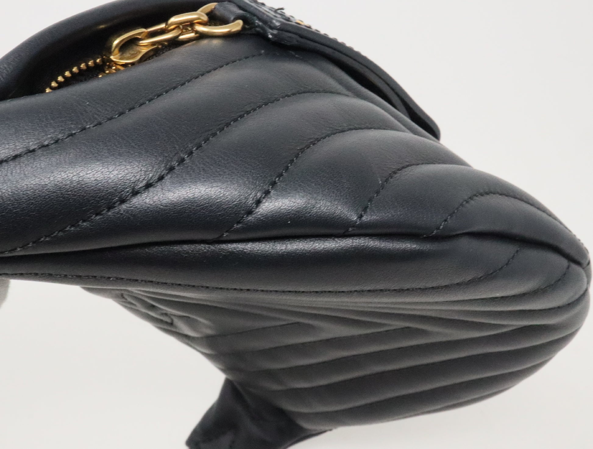 LOUIS VUITTON Vuitton New Wave Bum Bag M53750 MI0199 Black RFID Responsive Waist Bag