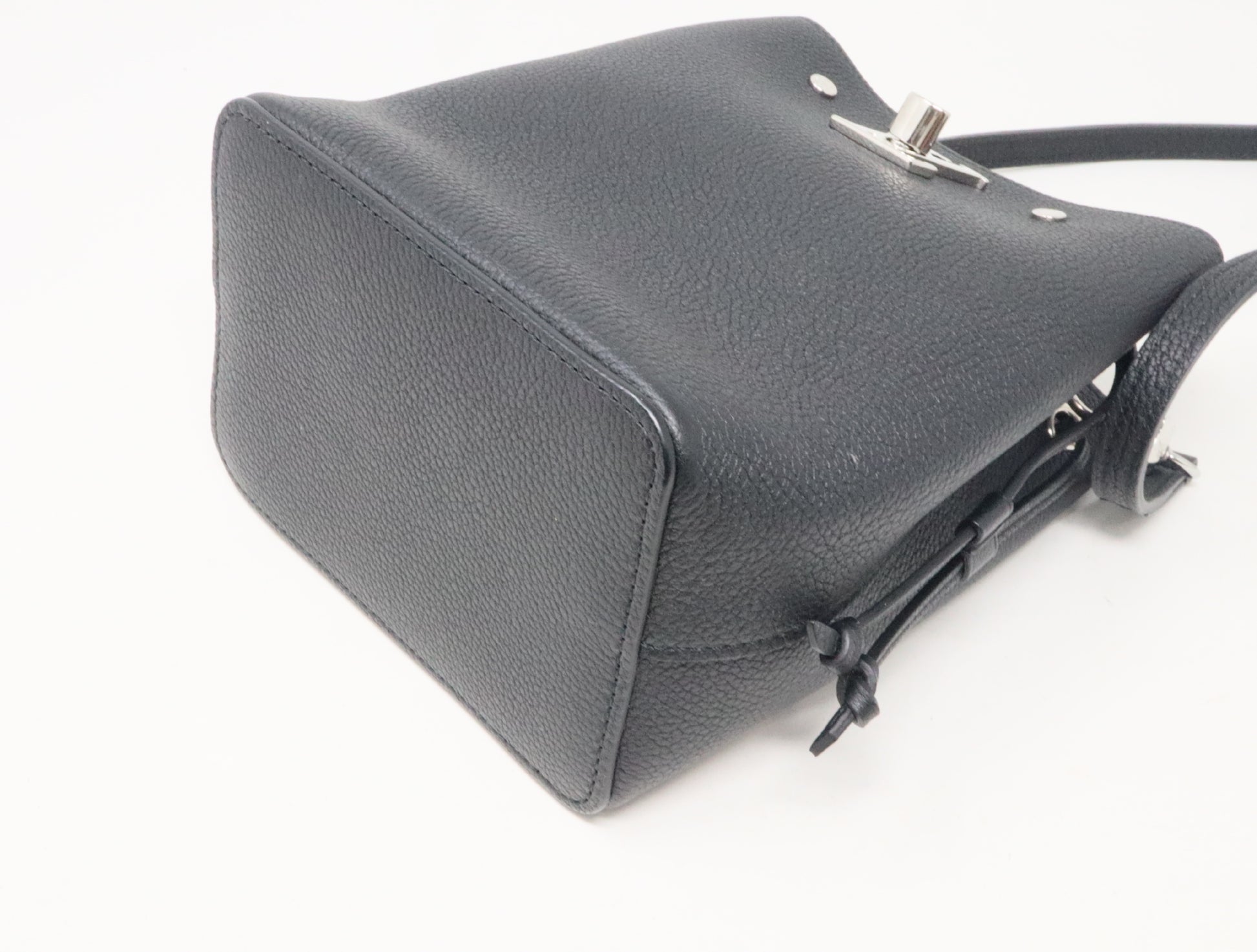 LOUIS VUITTON LV Logo Nano Lockme Bucket M68709 RFID Shoulder Bag