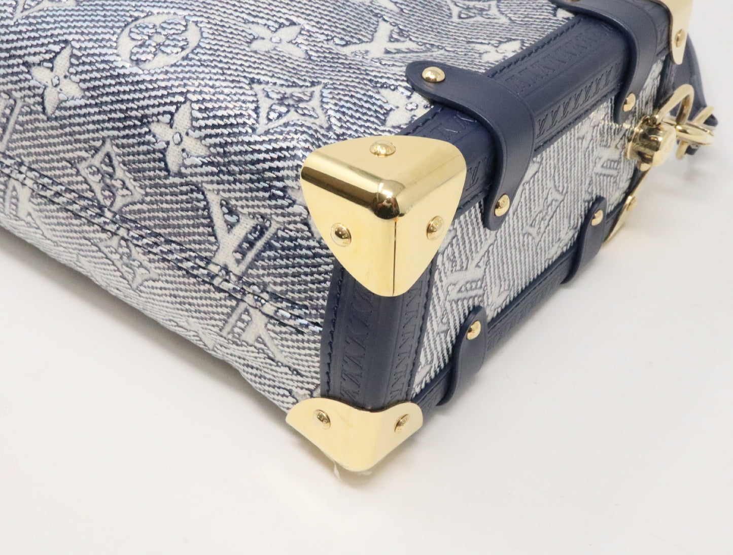 LOUIS VUITTON Monogram Laminated Jacquard Side Trunk M22944 RFID Shoulder Bag