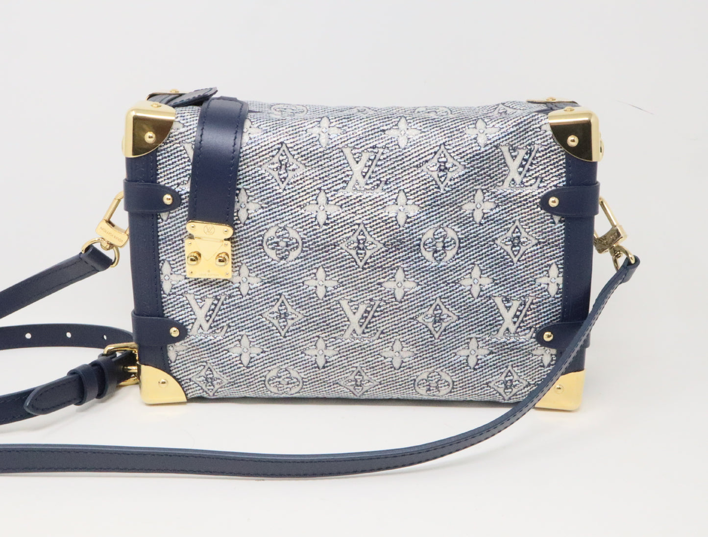 LOUIS VUITTON Monogram Laminated Jacquard Side Trunk M22944 RFID Shoulder Bag