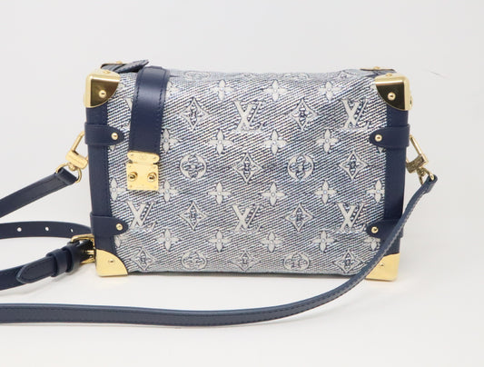 LOUIS VUITTON Monogram Laminated Jacquard Side Trunk M22944 RFID Shoulder Bag