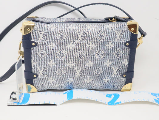 LOUIS VUITTON Monogram Laminated Jacquard Side Trunk M22944 RFID Shoulder Bag