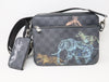 LOUIS VUITTON Damier Graffit Trio Messenger N58040 Shoulder Bag