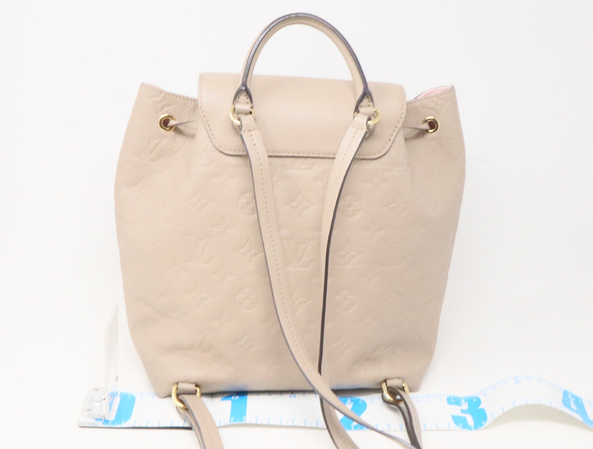 LOUIS VUITTON Vuitton Monogram Unplanted Monsuri PM M45410 Beige RFID Reactive Rucksack