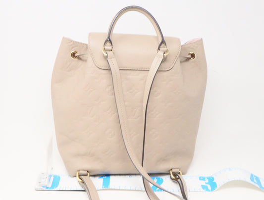 LOUIS VUITTON Vuitton Monogram Unplanted Monsuri PM M45410 Beige RFID Reactive Rucksack