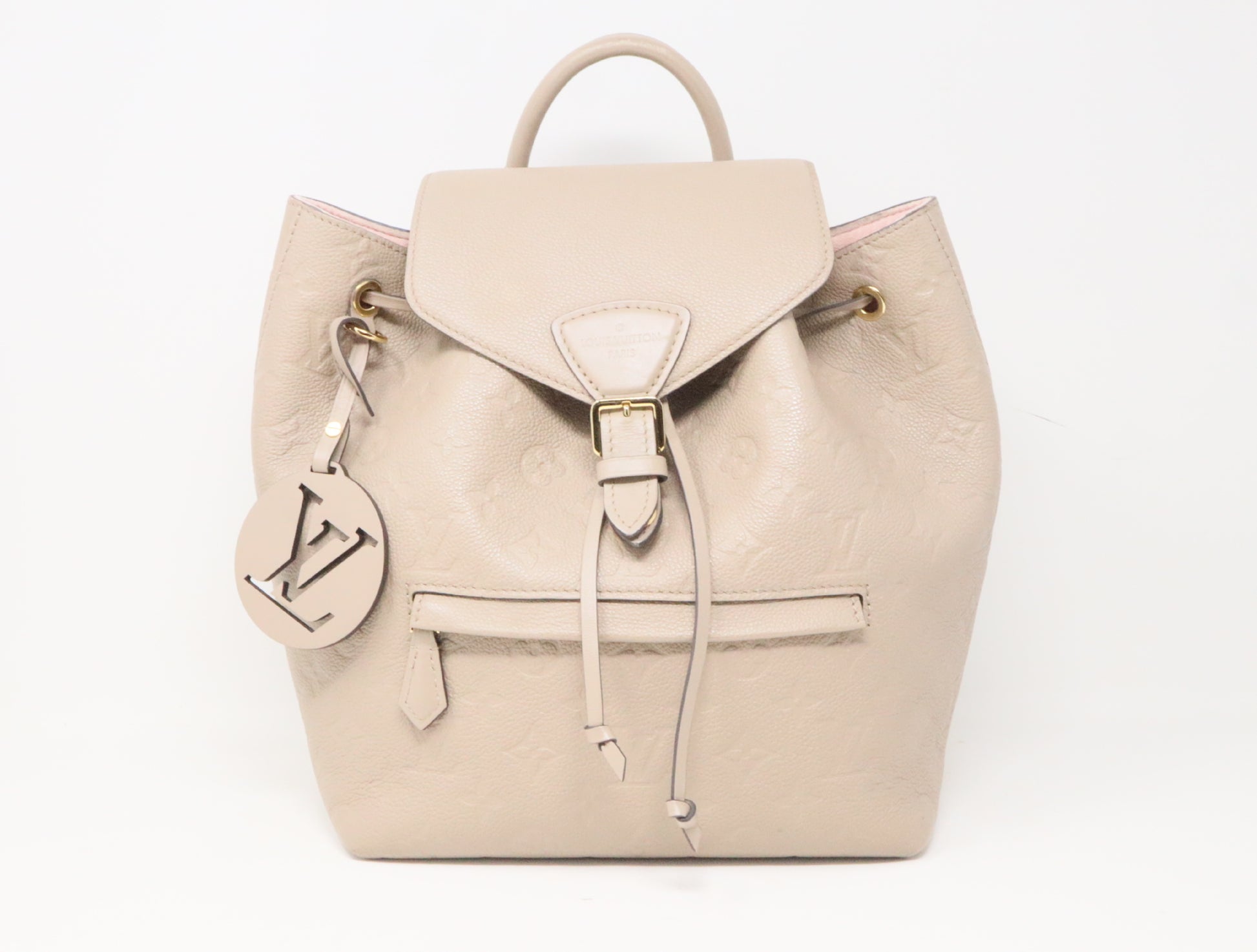 LOUIS VUITTON Vuitton Monogram Unplanted Monsuri PM M45410 Beige RFID Reactive Rucksack
