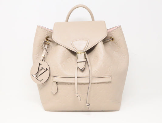 LOUIS VUITTON Vuitton Monogram Unplanted Monsuri PM M45410 Beige RFID Reactive Rucksack