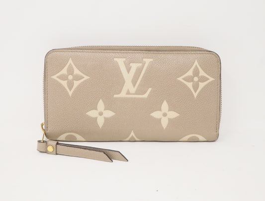 LOUIS VUITTON Bicolor Monogram Unplanted Zippy Wallet M69794 RFID Wallet