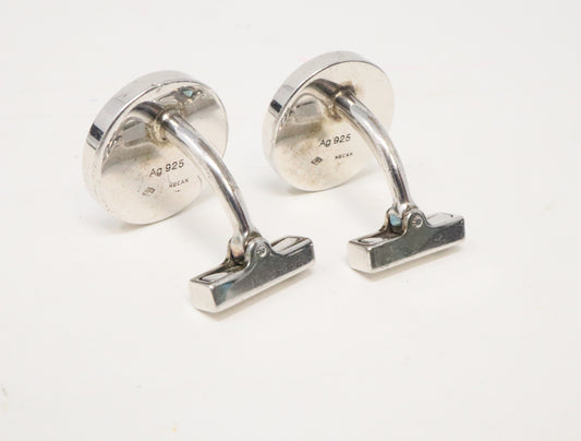 LOUIS VUITTON M64581 Bouton de Manchette Fleur Cufflinks, 925, 15.1g, Tie Clip/Cufflinks