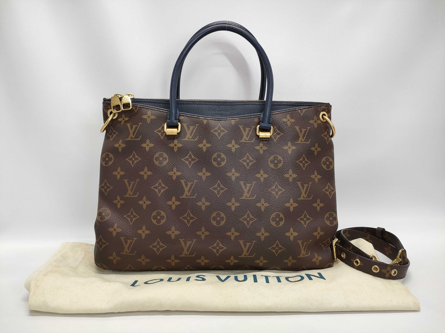LOUIS VUITTON Pallas MM Shoulder Bag Tote Bag