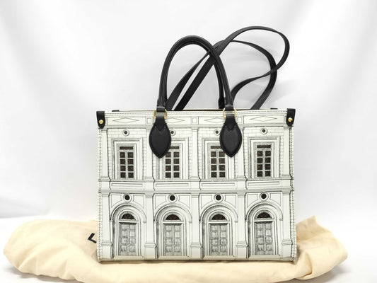 LOUIS VUITTON M59264 On the Go MM Fornasetti Tote Bag