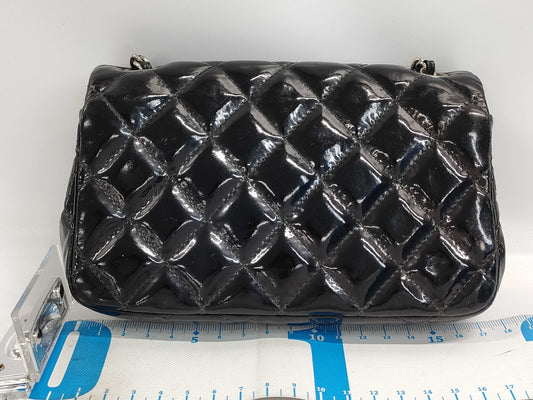 CHANEL Patent Shoulder Bag