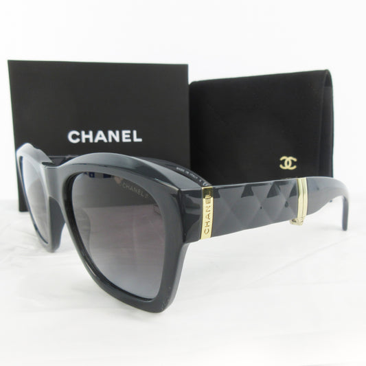 CHANEL Current Square Sunglasses Matrasse Logo Coco Mark Foldable 6055-B Sunglasses and Glasses