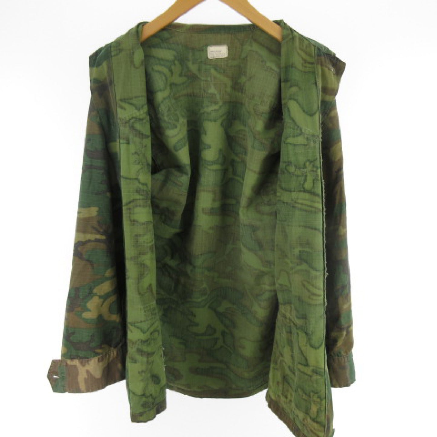 60S U.S.ARMY ERDL Jungle Fattier Military Camouflage Camouflage USMC U.S. Army Genuine Military 4th S-R DSA100-69-C-2662 Vintage Jacket