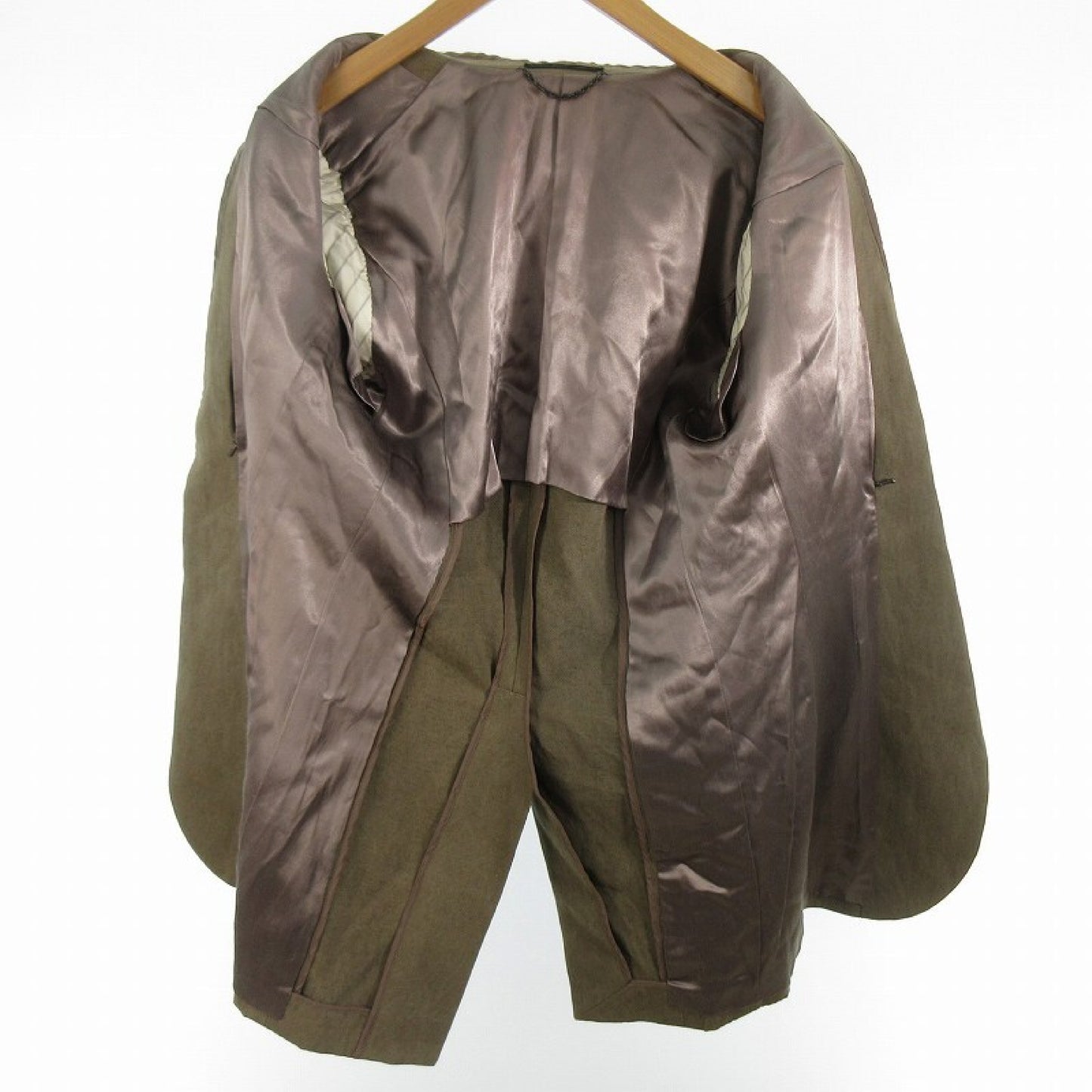 The Viridi-anne Tuxedo Tailored Jacket Khaki Brown Jacket