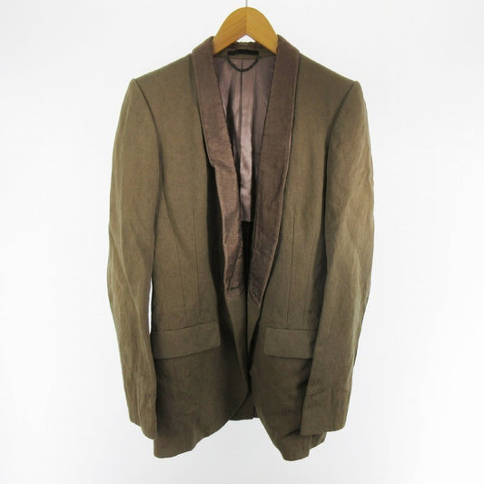 The Viridi-anne Tuxedo Tailored Jacket Khaki Brown Jacket