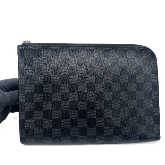 LOUIS VUITTON Louis Vuitton Damier Crunch Bag Clutch Bag