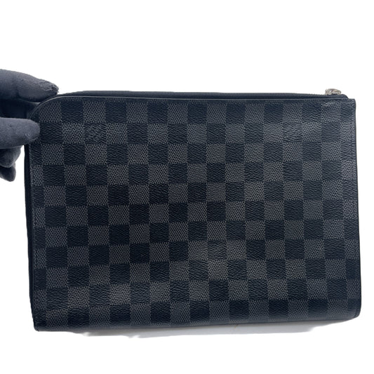 LOUIS VUITTON Louis Vuitton Damier Crunch Bag Clutch Bag
