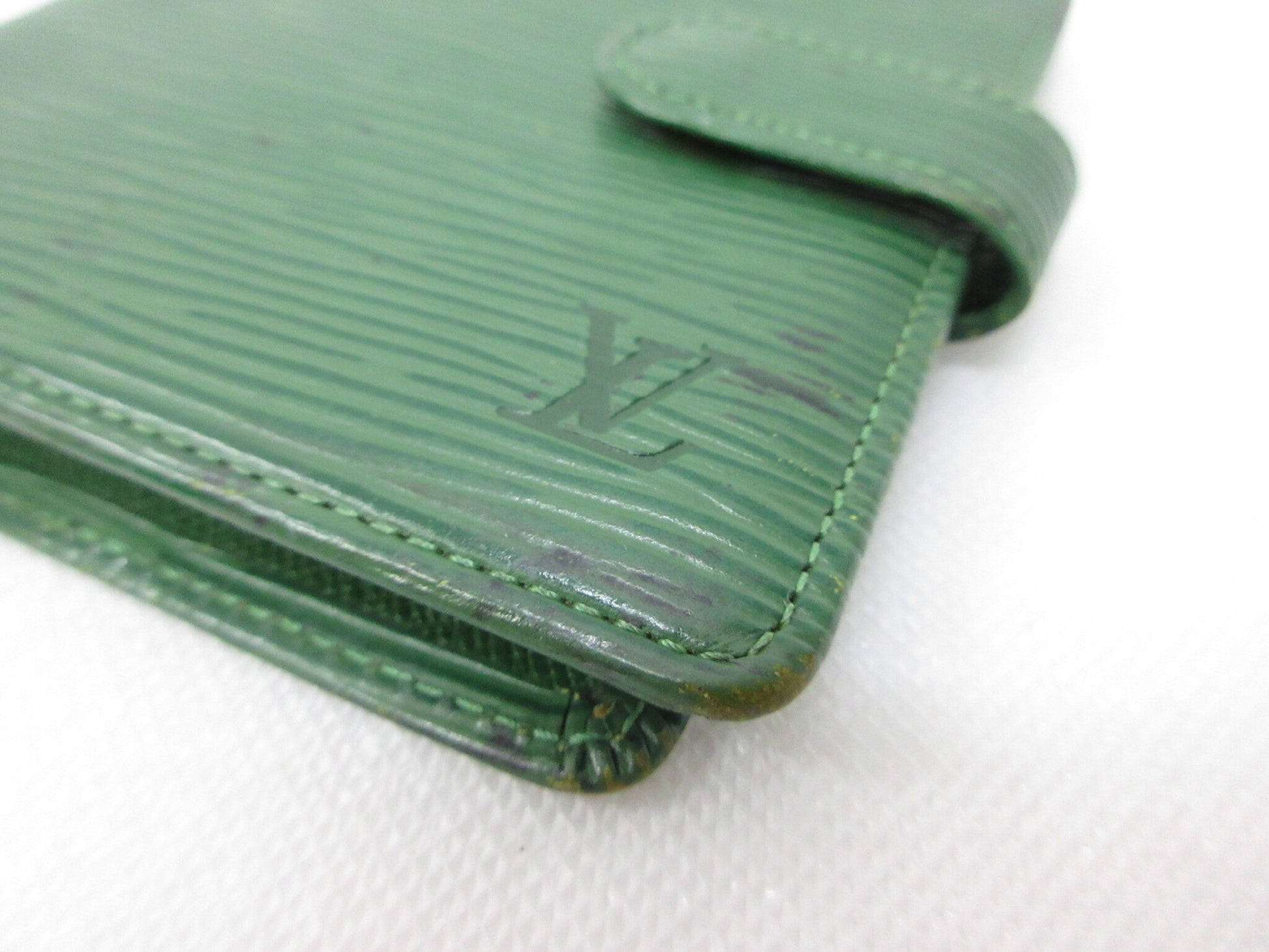 LOUIS VUITTON LOUIS VUITTON Louis Vuitton M63554 Epi Porto Vier Compact Bi-Fold Wallet Wallet Wallet