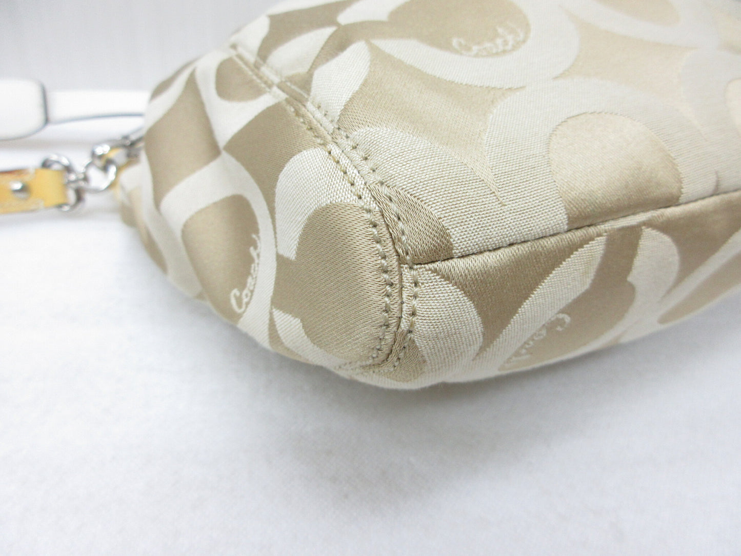COACH COACH 14579 Op Art Canvas x Patent Leather 2WAY Handbag Shoulder Shoulder Bag