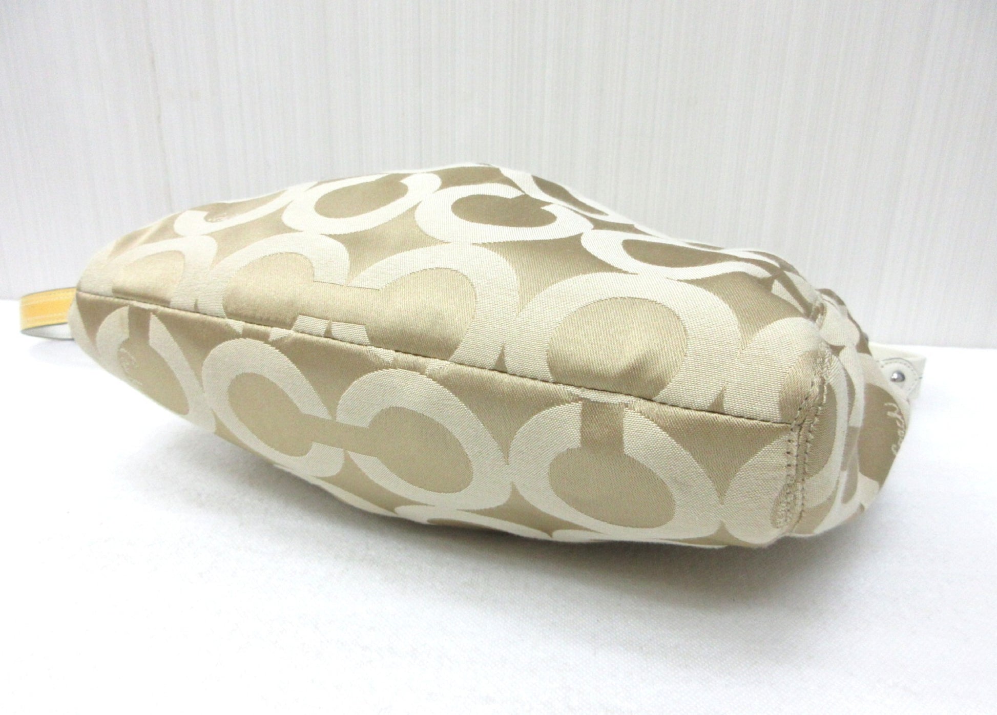 COACH COACH 14579 Op Art Canvas x Patent Leather 2WAY Handbag Shoulder Shoulder Bag