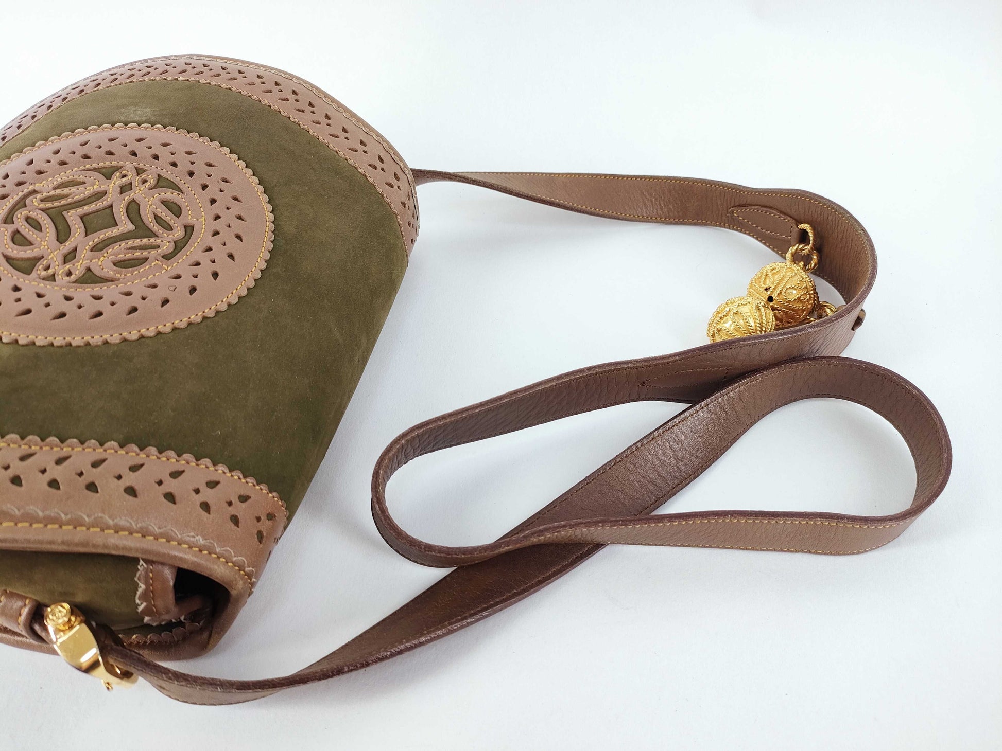 LOEWE Anagram Seville Suede Shoulder Bag Shoulder Bag