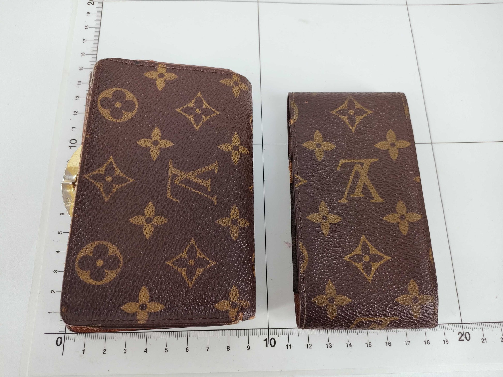 LOUIS VUITTON Monogram Monogram Mouth Wallet Cigarette Case Set Wallet