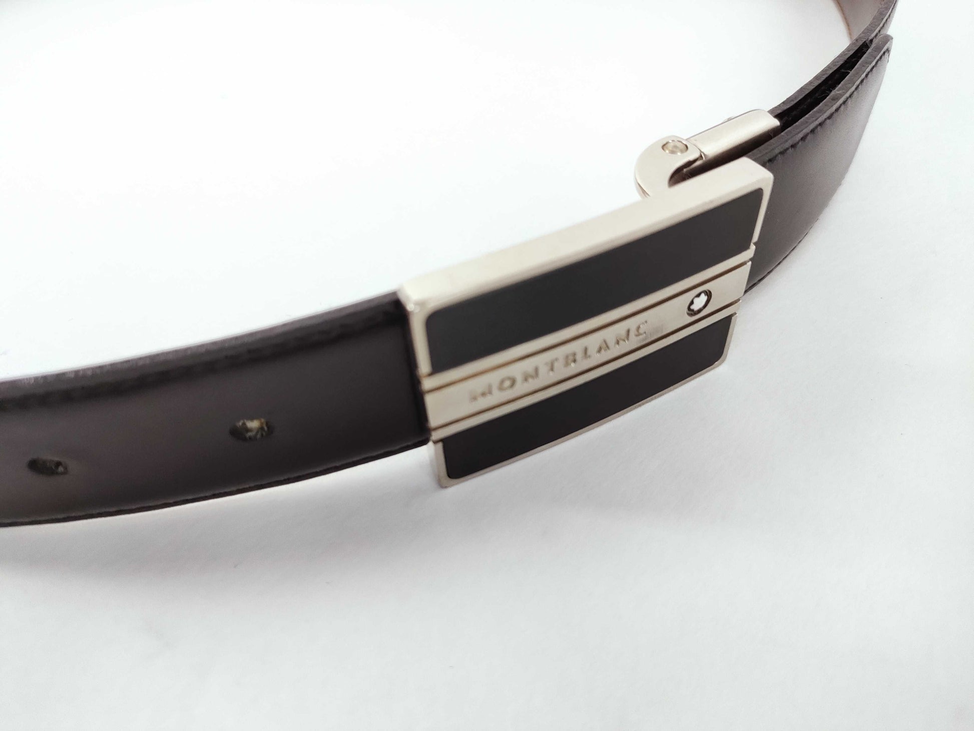 MONTBLANC Logo Buckle Belt Belt