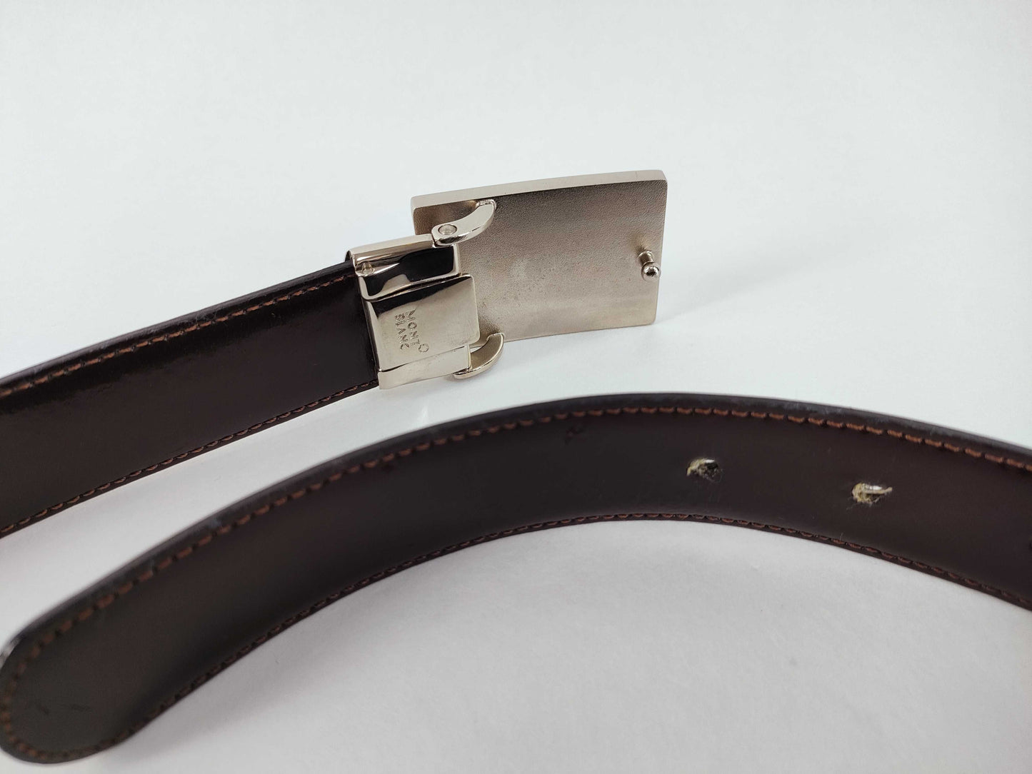 MONTBLANC Logo Buckle Belt Belt