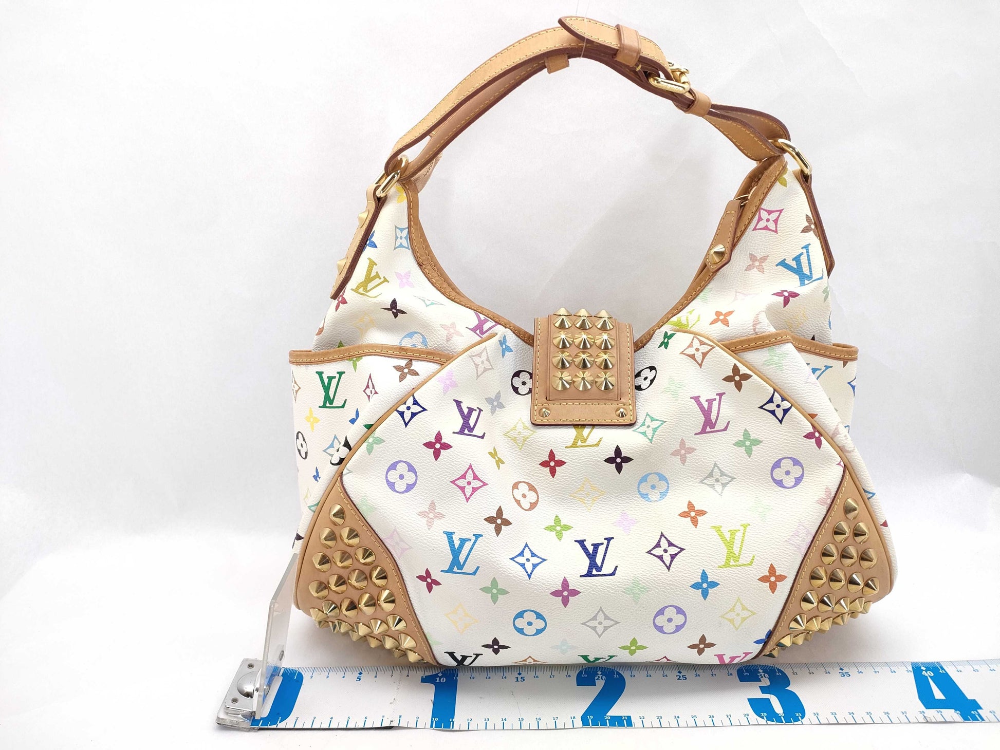 LOUIS VUITTON Monogram Multicolore Vuitton Multicolore Plissy Handbag
