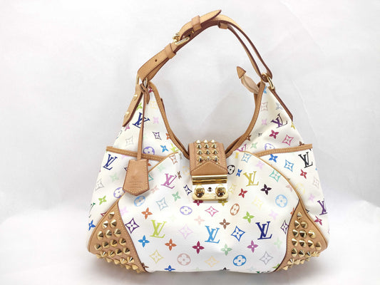 LOUIS VUITTON Monogram Multicolore Vuitton Multicolore Plissy Handbag