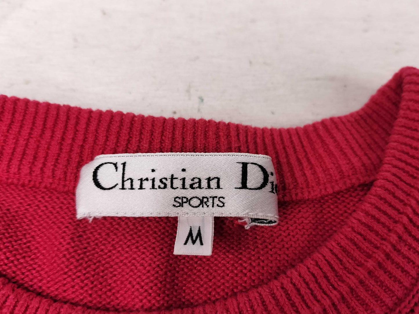 Dior Knit CD Embroidered Top