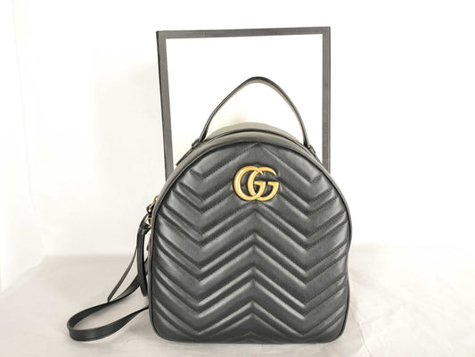 GUCCI Gucci Marmont Rucksack 476671/001998 Black Rucksack