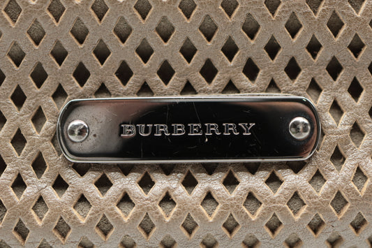 BURBERRY Leather Handbag Khaki Handbag