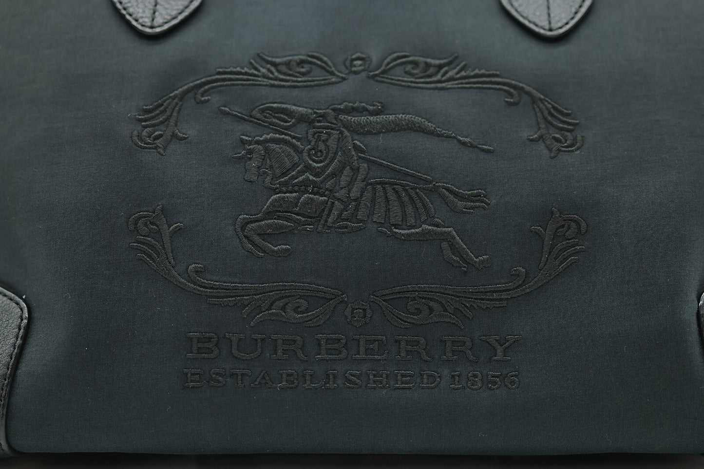 BURBERRY Black Handbag on Canvas