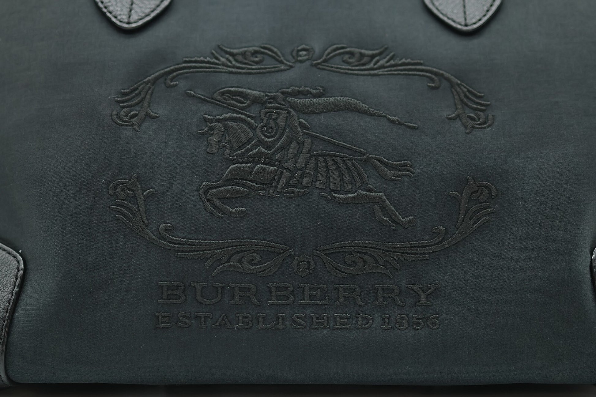 BURBERRY Black Handbag on Canvas