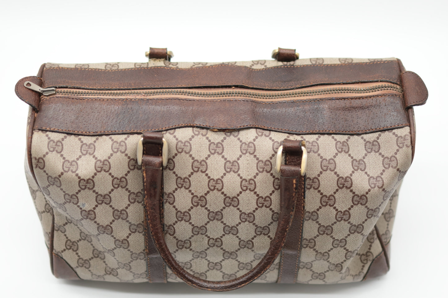 GUCCI PVC Boston Bag