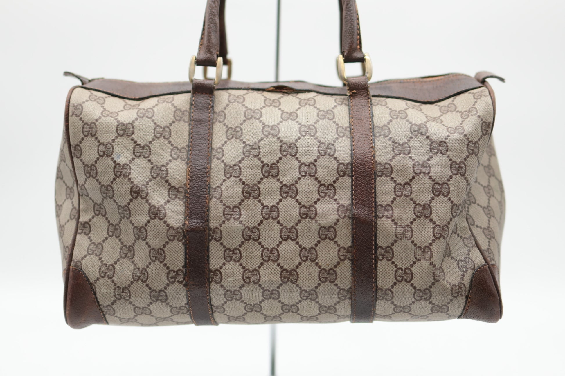 GUCCI PVC Boston Bag
