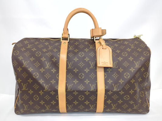 LOUIS VUITTON M41426 Monogram Keypol 50 Boston Bag