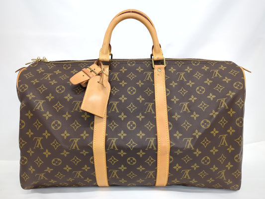 LOUIS VUITTON M41426 Monogram Keypol 50 Boston Bag