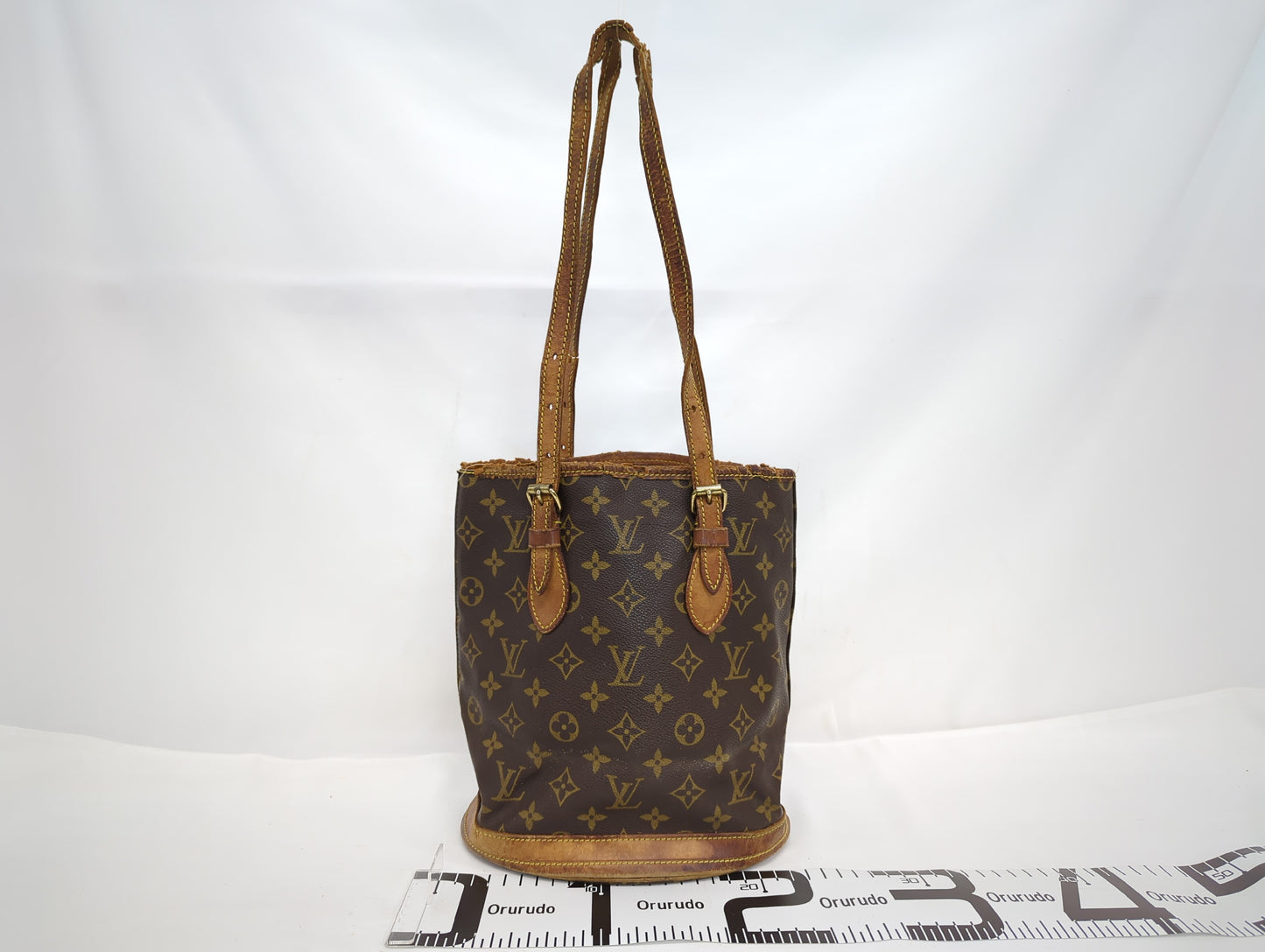 LOUIS VUITTON M42238 Monogram Bucket PM Tote Bag