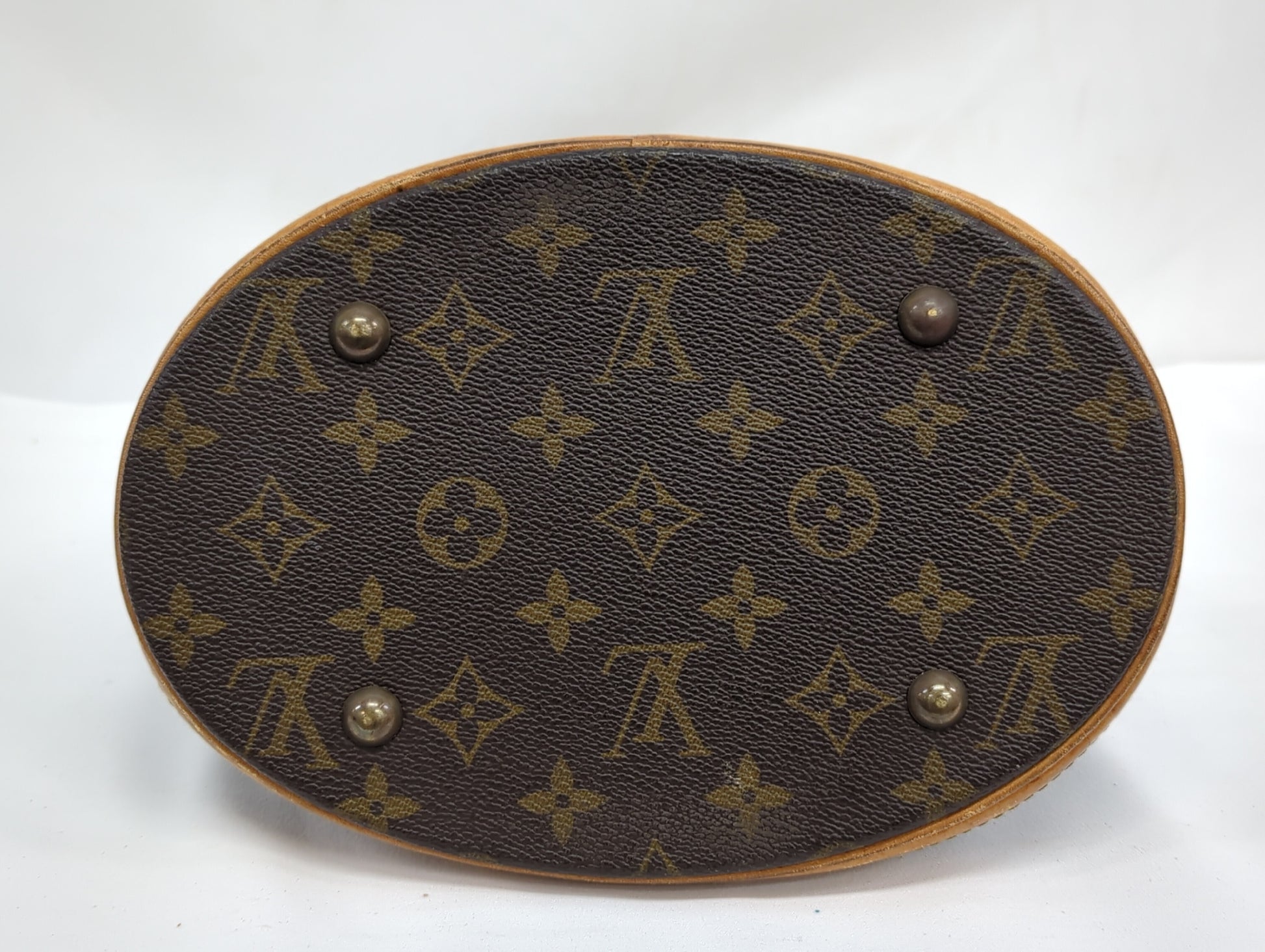 LOUIS VUITTON M42238 Monogram Bucket PM Boston Bag