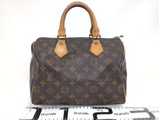 LOUIS VUITTON M41528 Monogram Speedy 25 Boston Bag