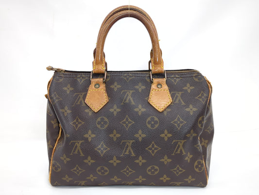 LOUIS VUITTON M41528 Monogram Speedy 25 Boston Bag