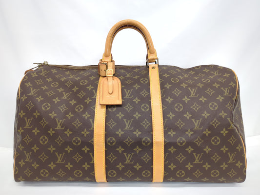 LOUIS VUITTON M41424 Monogram Keypol 55 Boston Bag