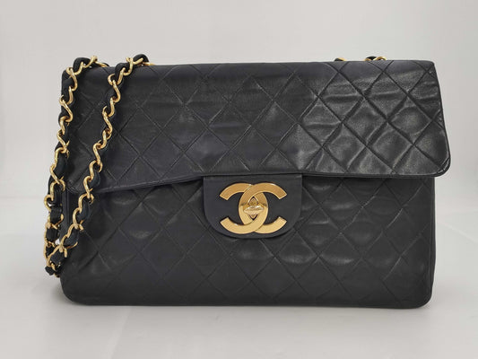 CHANEL Deca Matelasse Chain Shoulder Bag Lamb